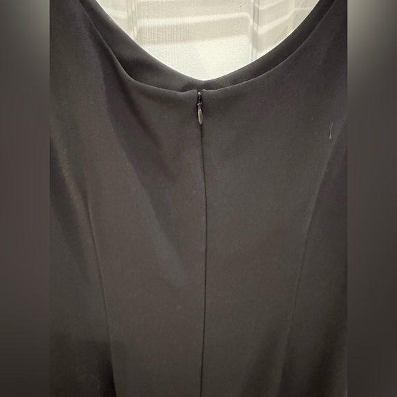 Albert Nipon Black and Porcelain Lace Overlay Dress - Picture 10 of 16